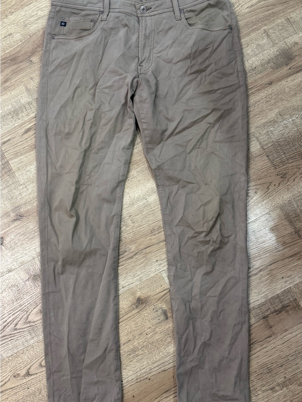 Ag Adriano Goldschmied Men's Taupe Chino Pants